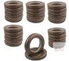 New - 50-Pack Curtain Grommet Inner Diameter 1-9/16"(40mm) Curtain Eyelet Rings Grommet Curtains Grommets Kit for Casement Eyelet - 2
