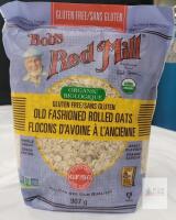 [2025 JL 19] Bob's Red Mill Organic Gluten Free Old Fashion Rolled Oats , 907g Bag .