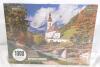 NEW MISITU 1000 Piece Jigsaw Puzzle - Autumn Church, 27.56"x19.69" (700x500mm), Sealed, 14+