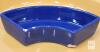 Vintage Fiestaware Yellow Relish Tray w/5 Color Inserts . Tray measures 10 ⅞" diameter . Blue Insert Has Chips - 3