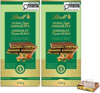 [bb 05/2026] 2 New LINDT Dubai Style Chocolate Bar, With Pistachio Paste & Crunchy Kadayif Pastry, 150g