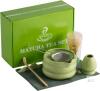 New OKUYOSHI Matcha Whisk Set - 7 PCS Japanese Household Matcha Tea Kit for Tea Lovers (Speckled Green)