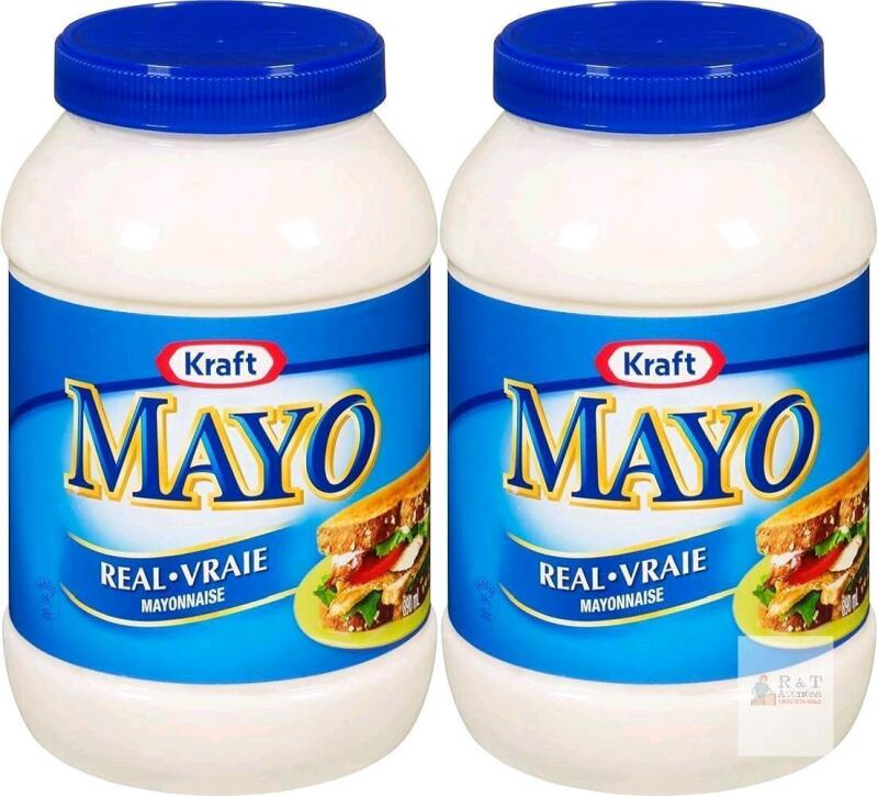 [bb 06/22/2026] 2 New Kraft MAYO Real Mayonnaise, 890ml ea