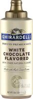 [bb 07/2026] New Ghirardelli White Chocolate Flavored Sauce Squeeze Bottle, 16oz