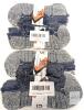 New Size LG Unisex 6 Pairs - Navy Blue - CWVLC Cushioned No-Show Compression Athletic Ankle Socks (2 Packs of 3) - 3