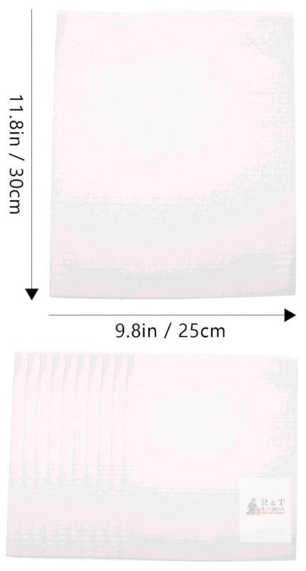 New 50-Pack 25cm x 30cm White Epe Foam Cushion Pouches for Thickness 0.5t