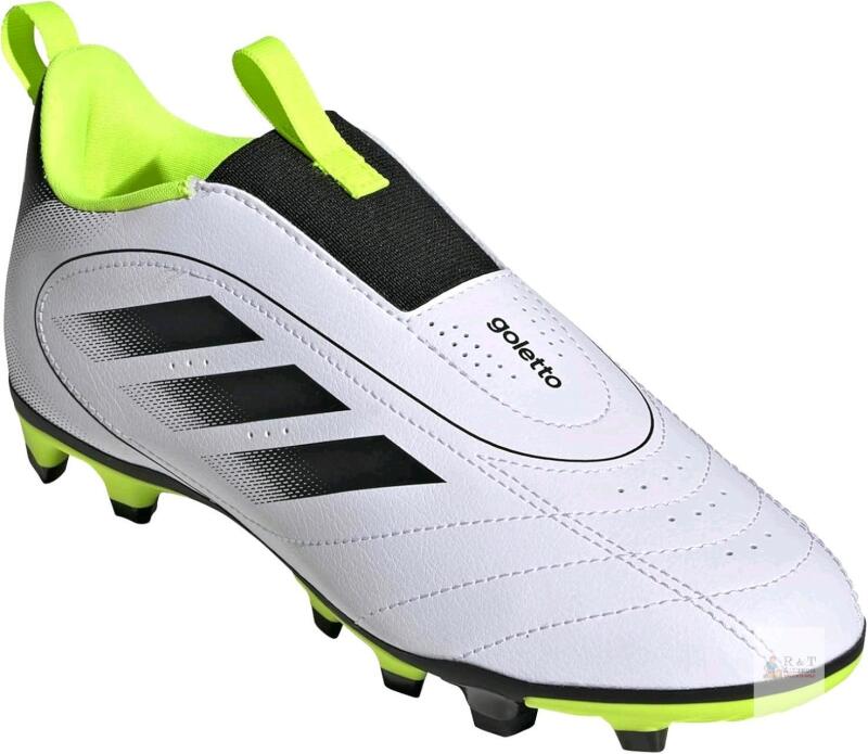 New Size 13K Kids' Unisex ADIDAS Goletto IX Laceless Firm Ground/Multi Ground Soccer Shoe