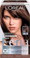 New [ 45 Deep Bronzed Brown ] L'Oreal Paris Feria Multi-faceted Shimmering Permanent Hair Colour, Hair Dye With Conditioning Oils Bonding Complex