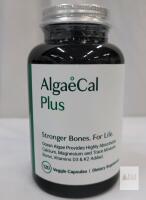 New - AlgaeCal Plus - Plant Based Calcium Supplement for Bone Health, Vitamin K2 MK-7 & Vitamin D3 (1600 IU), Magnesium, 13 Trace Minerals for Bone Density Increase, Clinically Supported - 120 Veggie Caps . EXP 2028 / 05