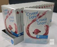 [BB JUN 02] Fourteen 4-Packs Crystal Light Dark Cherry Pomegranate Flavor . 4 Pitcher Packs Per Box