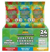 New - Zest Delites, 26g x 24 Packs, Healthy High Protein Snacks , Keto, Low Carb, Low Calorie, Sea Salt - Sriracha - Buffalo Flavors . BB 2026 JUN 9