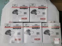 5 New Fibre-Metal High Performance Faceshield 7" Crown Protector . Sheid Not Included
