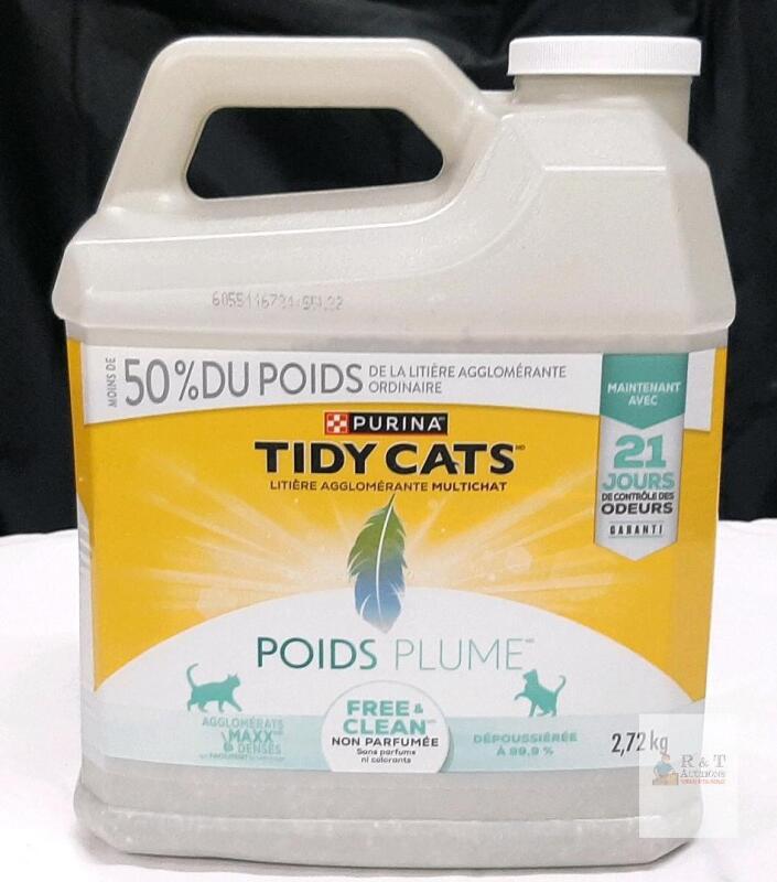 Purina Tidy Cats LightWeight Free & Clean Unscented Multi-Cat Clumping Litter, 6.0 lb