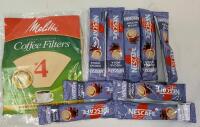 Nescaf&eacute; Mocha Moka Sweet and Creamy Instant Coffee & Melitta #4 Filters Combo