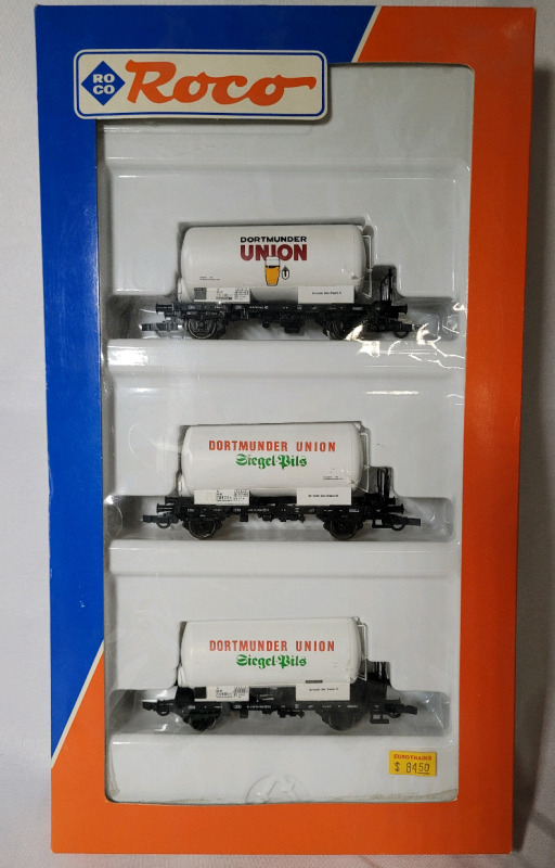 Wagons Roco Ho ROCO HO Gauge Toy Train Tank Wagon Set in Original Box , 3 Car Set