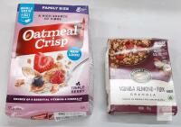 bb 2025 General Mills Oatmeal Crisp Triple Berry Family Size 570g & Nature&rsquo;s Path Organic Granola 325g