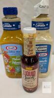 Kraft Zesty Italian & Bacon Ranch 425mL Dressings + TryMe Hickory Liquid Smoke 147mL Bottles best before 2025-2026