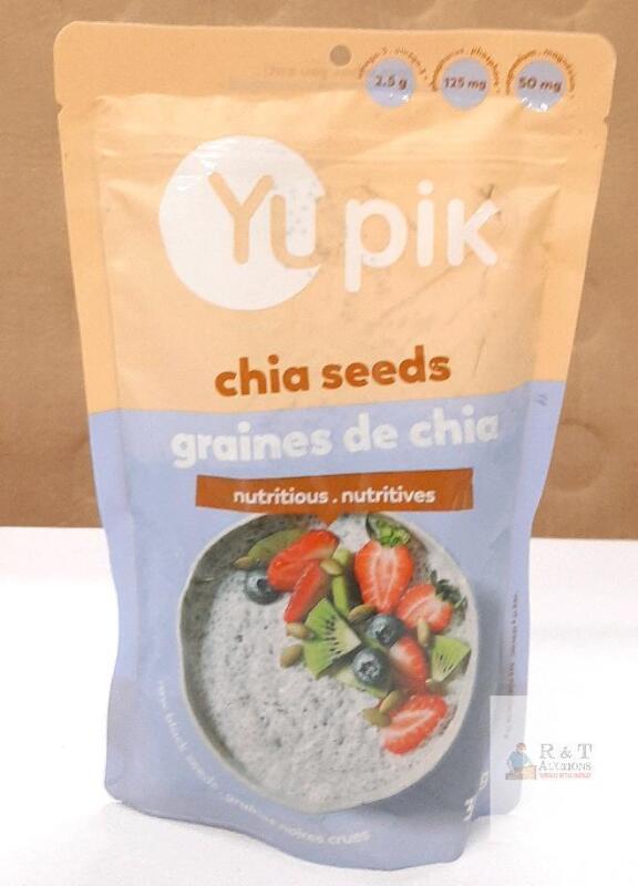 Yupik Chia Seeds, 300g Resealable Pouch, Paraguay, BB May 2026, Lot 24 386