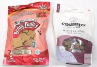 Benny Bully's Plus Beef Liver & Cranberry 2.1oz, Crumps' Mini Trainers Lamb 4.7oz Dog Treats Canada