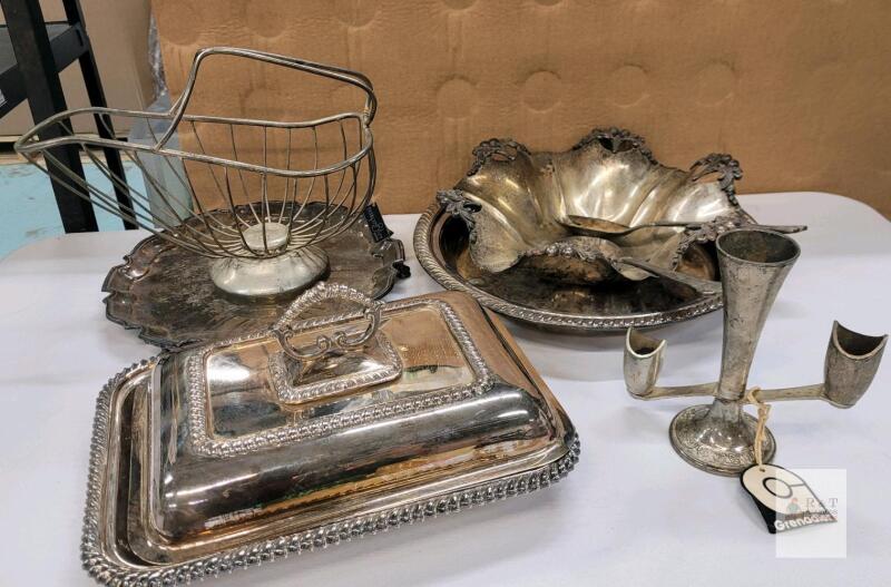Vintage Silver Plate Lot .