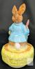 Vintage 1977 Schmid Beatrix Potter Peter Rabbit Music Box, Wedgwood Peter Rabbit Beatrix Potter Double Handled Children's Mug With Original Box & Royal Doulton Bunnykins Double Handled Mug, Up To 7.5" Tall - 3