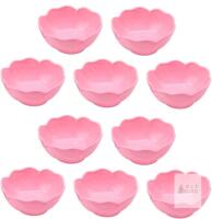New 10pcs Rowcay Pink Sakura Cherry Blossom Facial Mask Mixing Bowls, Beauty Tools for Spa Facial Treatments, Compact Bowls for Mixing Essential Oils, 3.2" D &times; 1 5" High