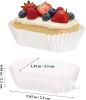 New Cabilock Cupcake Liners Paper 1000Pcs Oval Cake Paper Cups Grease Proof Cupcake Liners Boat Shape Paper Cups Bread Paper Trays for Cake Balls Muffins Cupcakes Bread Loaf Pans for Baking - 2