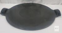 Emile Henry France 14" Ceramic Pizza Stone . Would benefit from cleaning before use