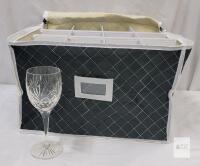 12 Royal Doulton Crystal Cut Glass Wine Glasses
