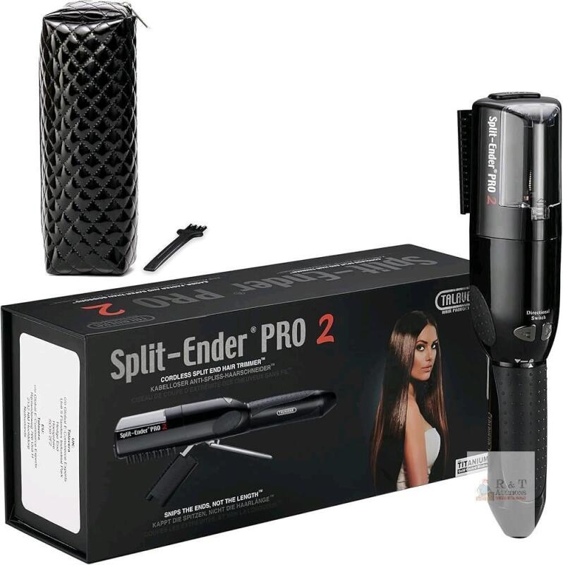 WOW! New Split Ender Pro 2 Hair Breakage Tool Automatic Cut Split End Remover Trimmer Clipper for Dry, Damaged, Brittle and Frizzy Split Ends for Men & Women Hair Styling - Black