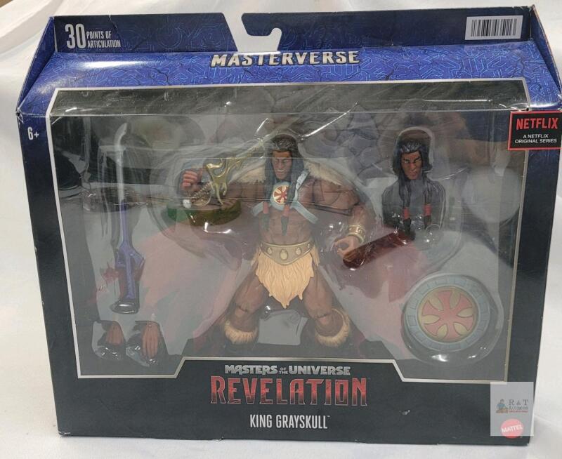 New - Masters of the Universe Revelation " King Grayskull " Action Figure