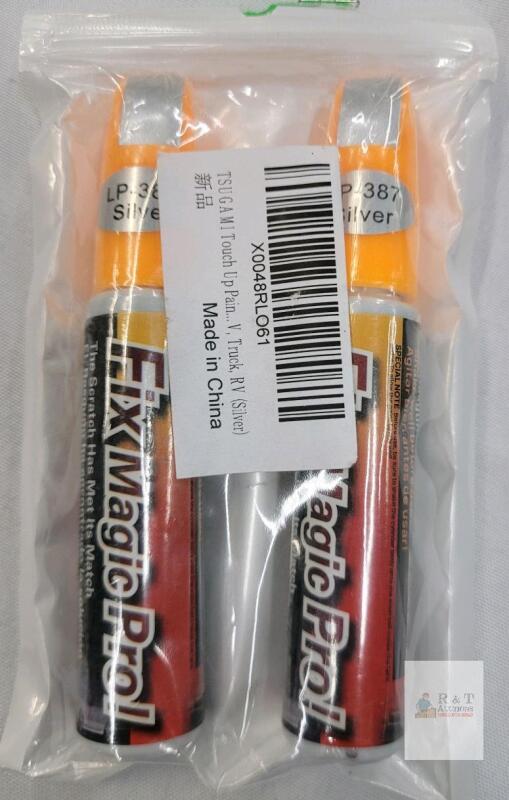 Fix Magic Pro! TSUGAMI Silver Touch Up Paint Pen Set LP-38, 2-Pack, X0048RLO61, for Car/Truck/RV