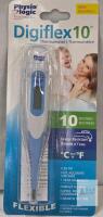 Physio Logic Digiflex 10 Digital Thermometer &ndash; Fast 10-Second Readings, Flexible Tip, Water Resistant