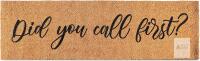 Did You Call First Doormat 50x15 Inch, Funny Long Door Mat for Covered, Large Welcome Mat, Did You Call Doormat w/Nonslip Backing Outdoor