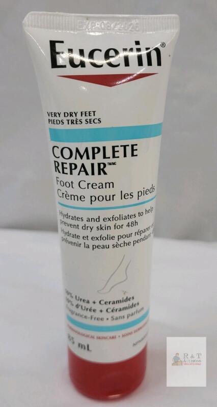 Eucerin Complete Repair Foot Cream , 85ml Tube . EXP 2026 / 08