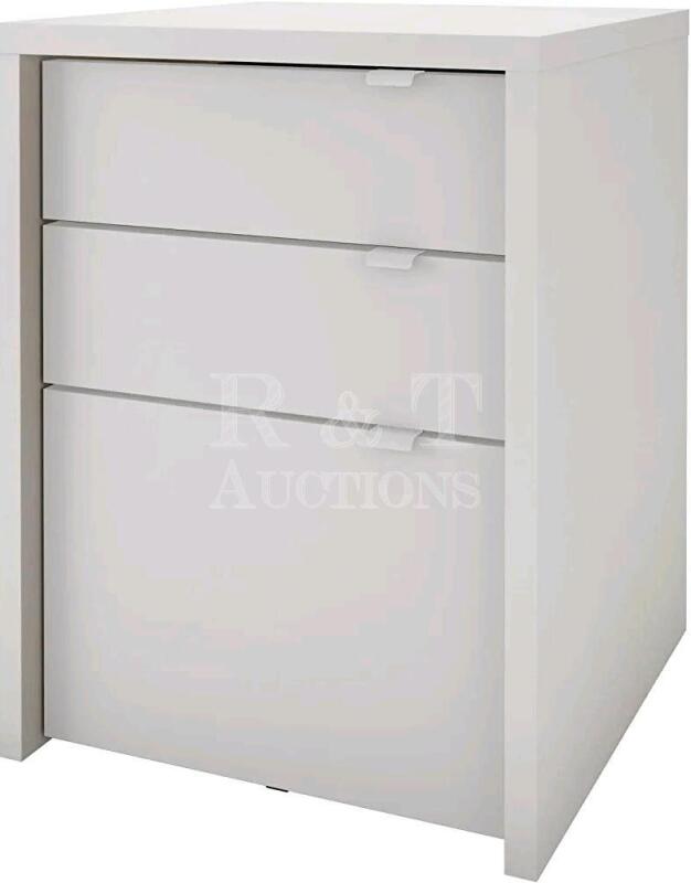 Nexera Chrono 3-Drawer Filing Cabinet , White . New in Box