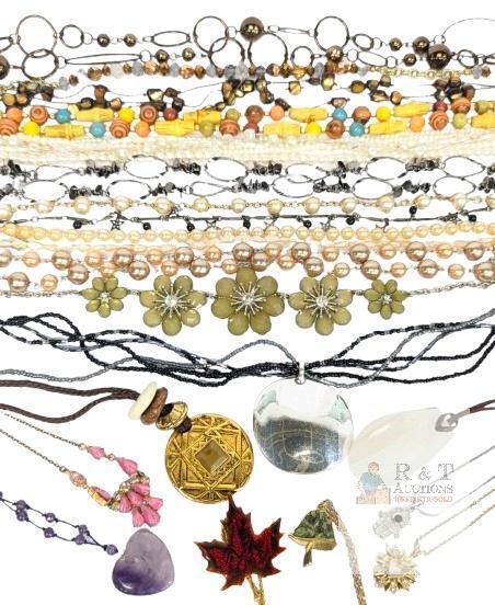 Vintage to Modern Necklaces incl Signed SARAH COVENTRY, Up to 42" Long
