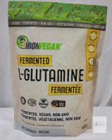 New - Iron Vegan Fermented L-Glutamine Powder . Support muscle repair, digestive health, and immunity . 400g bag . BB 2027 / 05