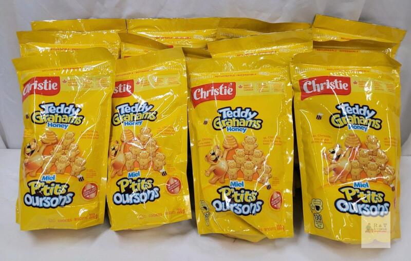 [BB 2026 JN 09] 12 Christie Teddy Grahams Honey Cookies , 200g bags
