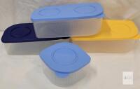 Four (4) Tupperware Containers & Lids