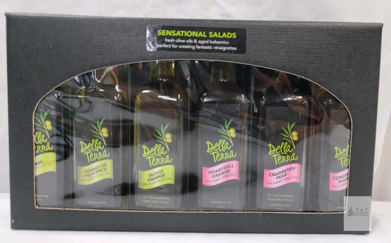 New - Della Terra Sensational Salads Olive Oils & Balsamic Salad Dressings