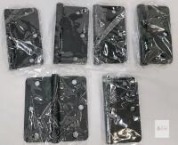 6-Pack Omansko 3.5"&times;3.5" Matte Black Door Hinges