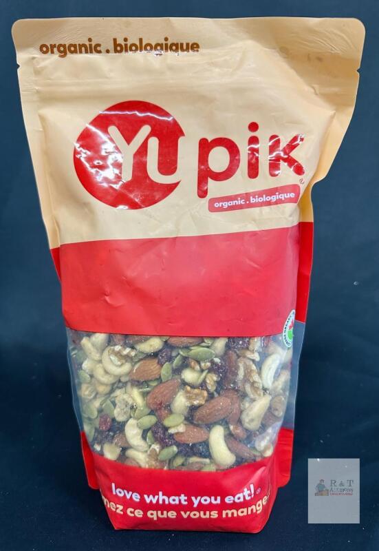 Yupik Organic Protein Boost Mix 2.2 lb (1 kg), Trail Mix, USDA/Canada Organic, Unopened, Exp 2027