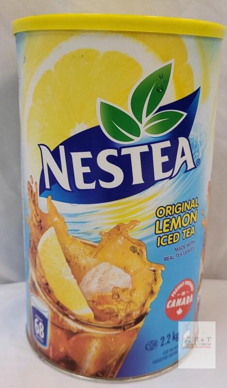 New , Sealed - NESTEA Original Lemon Iced Tea Mix, Made With Real Tea Leaves & Natural Lemon Flavours , Makes 68 Glasses . BB 2027 DE 04
