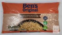 New - BEN'S ORIGINAL Whole Grain Brown Rice, 2.2kg Bag . BB 2027 JUN 24