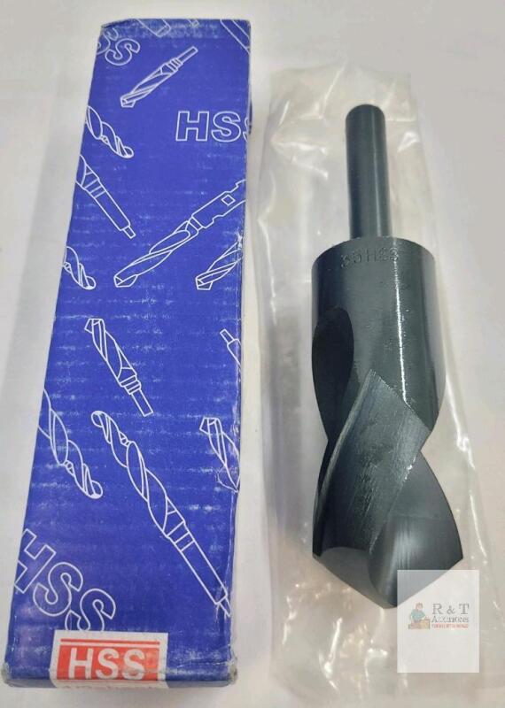 New - Twist Drill Bit, 1/2in Twist Drill Bit, High Speed Steel Straight Shank 25mm Blade 118 Degree Angle Spiral Flute Drilling Tool Black for Pin Vises