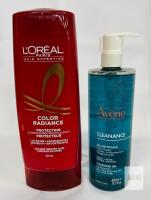 L&rsquo;Or&eacute;al Paris Color Radiance Conditioner 591mL & Av&egrave;ne Cleanance Cleansing Gel 400mL