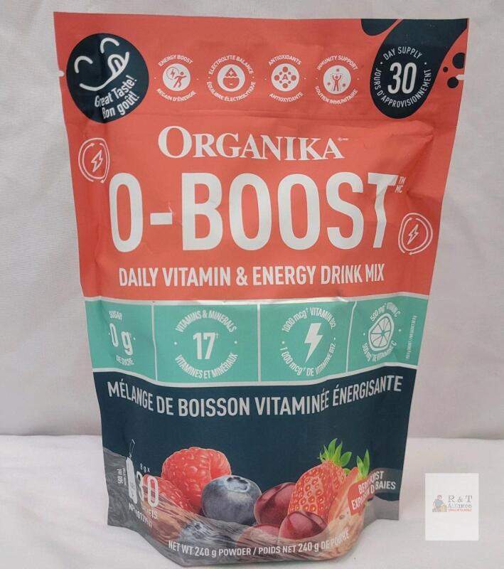 [Exp 2026 / 06] Organika O-Boost Daily Vitamin & Energy Drink Mix , 30 Sachets