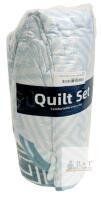 New QUEEN SIZE DJY Green Stripe Quilted Bedding Set