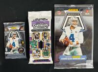 2025 Panini Mosaic NFL 6-Card Pack, Oversized Stained Glass Pack & 2022 Contenders 22-Card Value